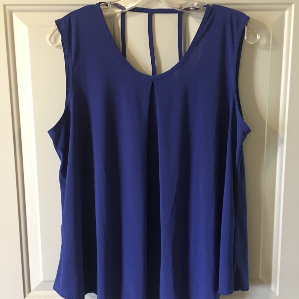 Star Vixen Royal Blue Sleeveless Top